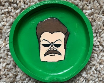 Parks & Rec. Ron Swanson Ashtray