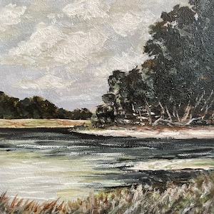Original 8&quot; x 8&quot; Painting- &quot;God&#39;s Country&quot;