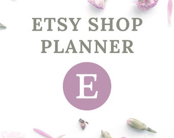 Etsy Shop Planner, Digital Download, Small Business Planner, Canva Editable Business Organizer, Shop Administration Download