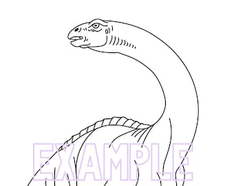 Minimalistic Dinosaur Coloring Sheet | Early Education | Homeschooling Tools | Pre School Class Room | Dino Coloring | Montessori Schooling