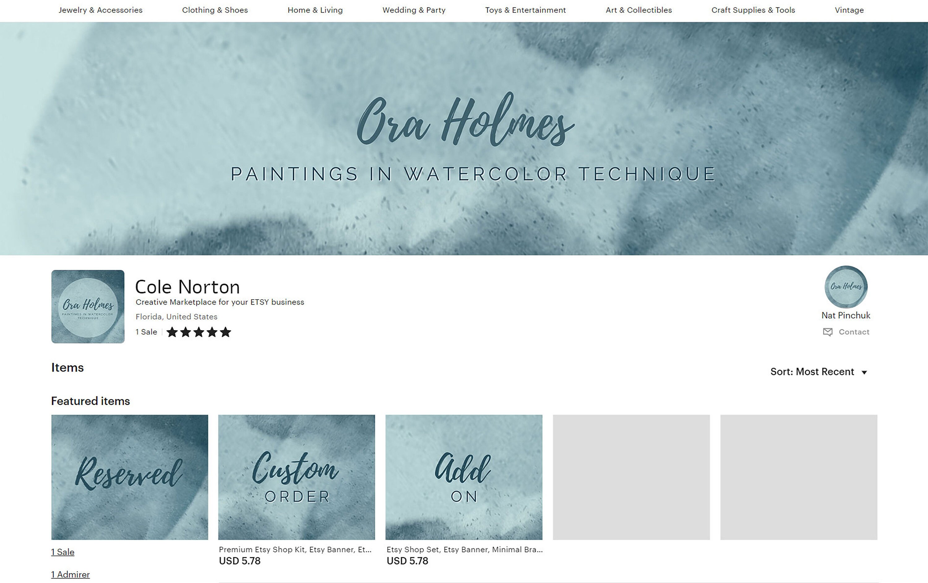 Etsy Shop Set Etsy Banner Canva Template Etsy Banner Etsy