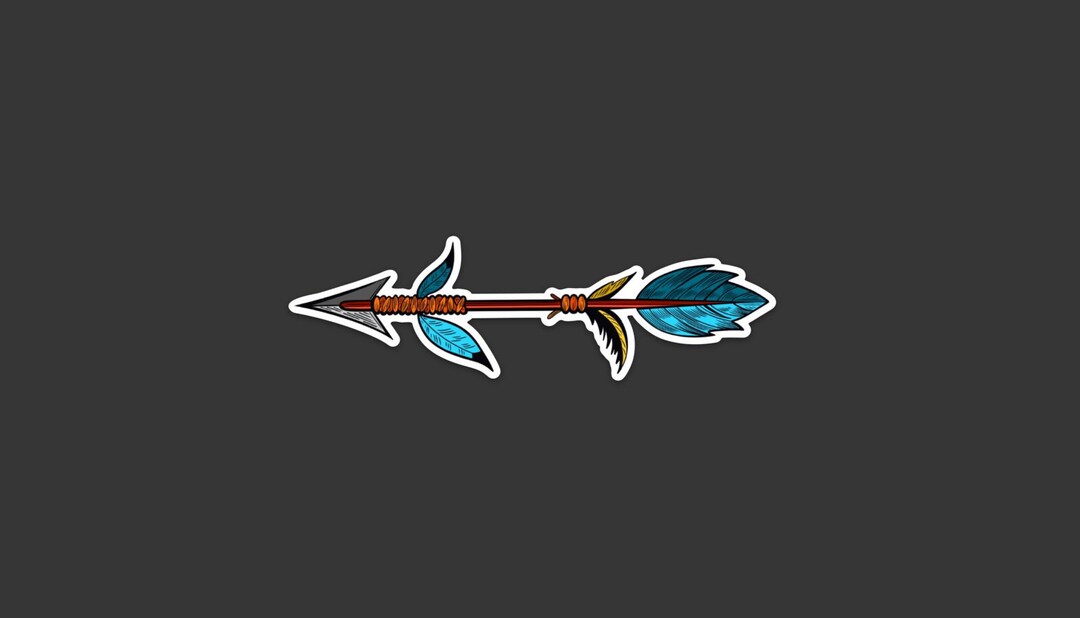 Arrow Die Cut Vinyl Sticker, Waterproof Sticker - Etsy