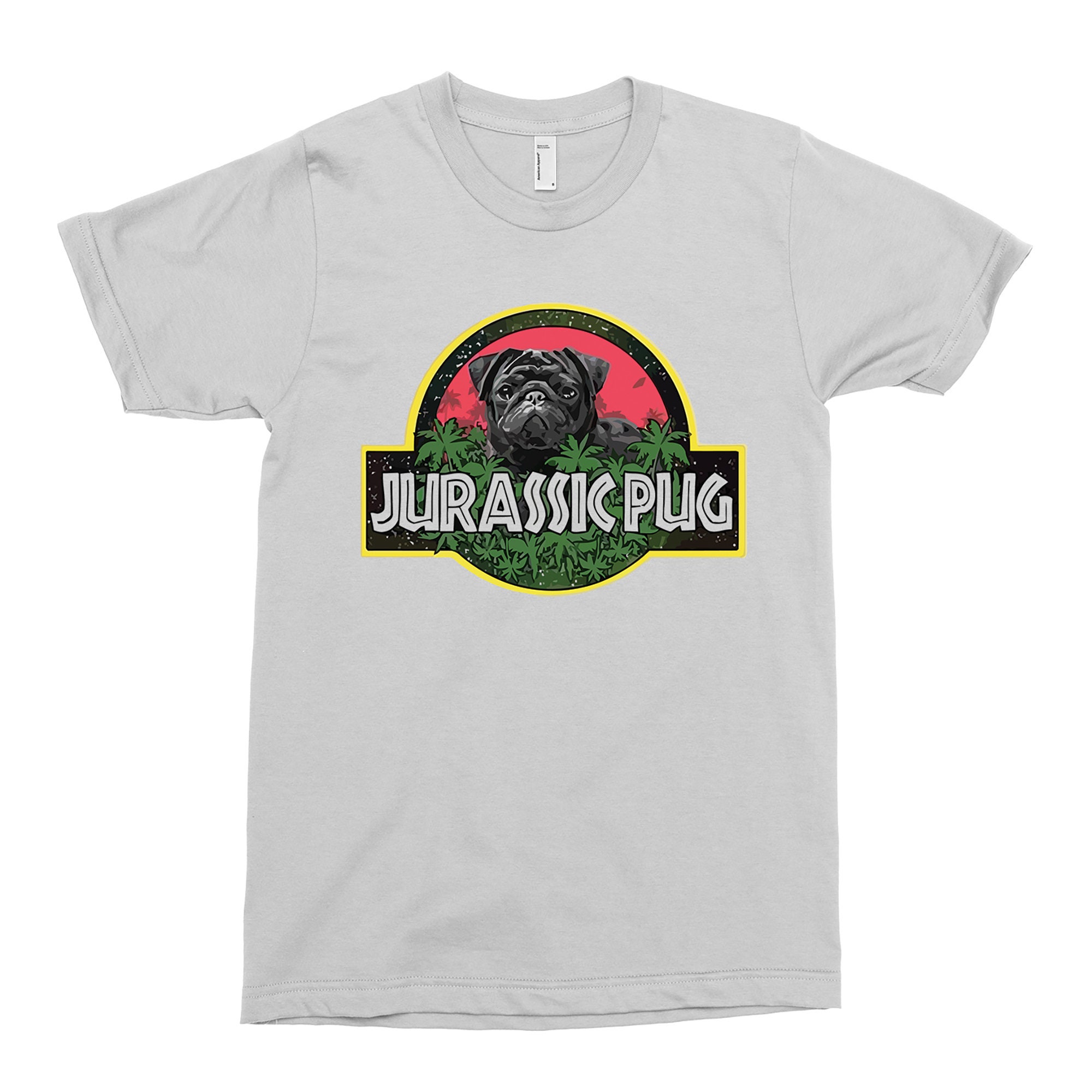 Discover Jurassic Pug T-shirt Tattoo Jurassic Park  T shirt