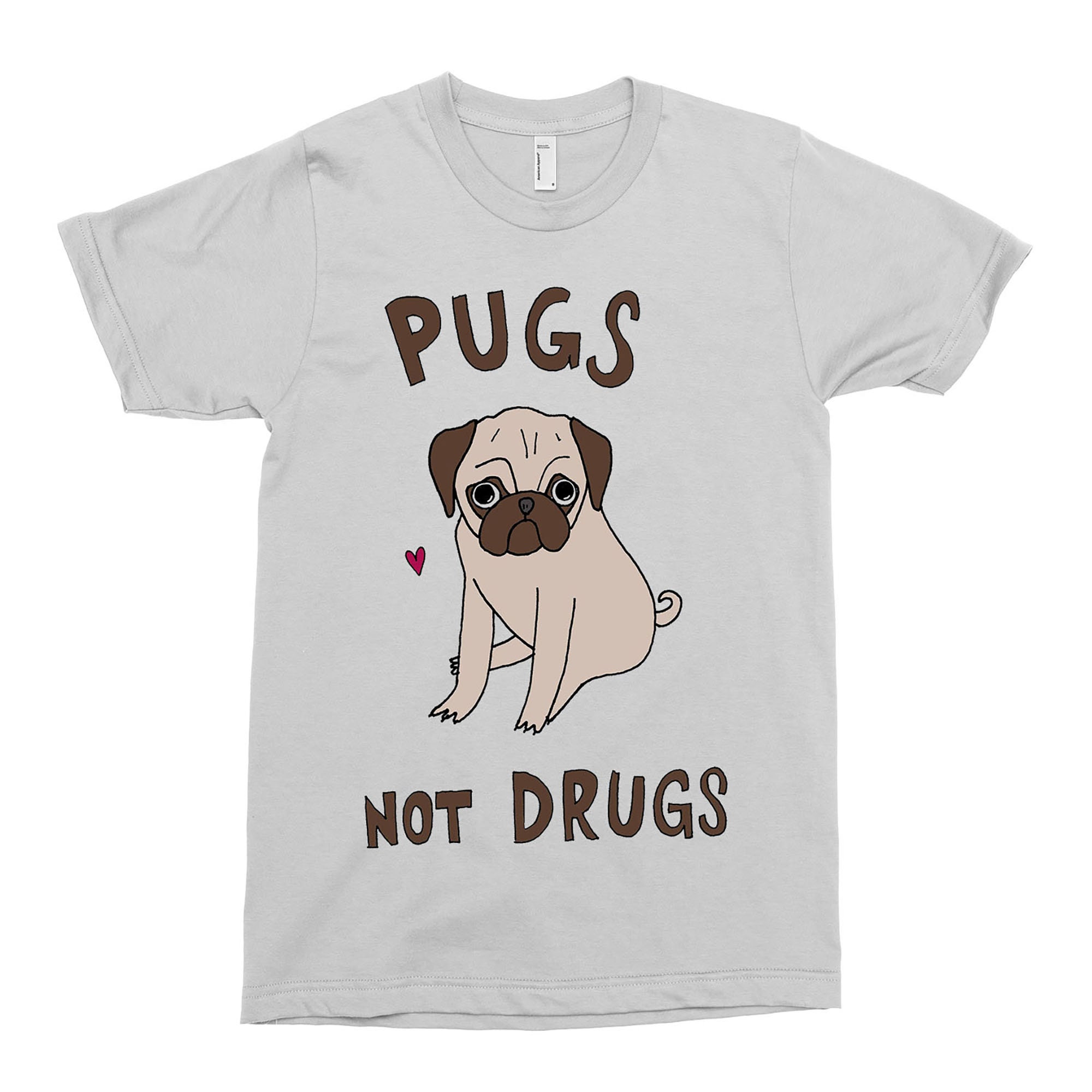 pugs not drugs shirt urban outfitters