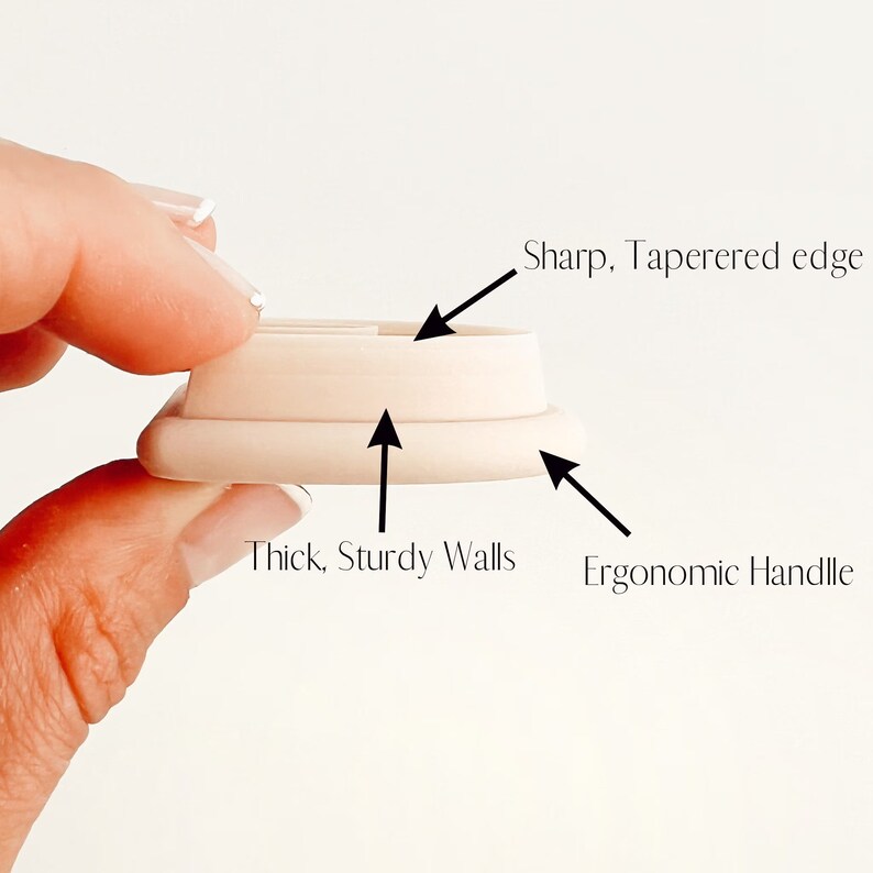 Poinsettia No. 4 Twopart Poinsettia Polymer Clay Cutter Christmas
