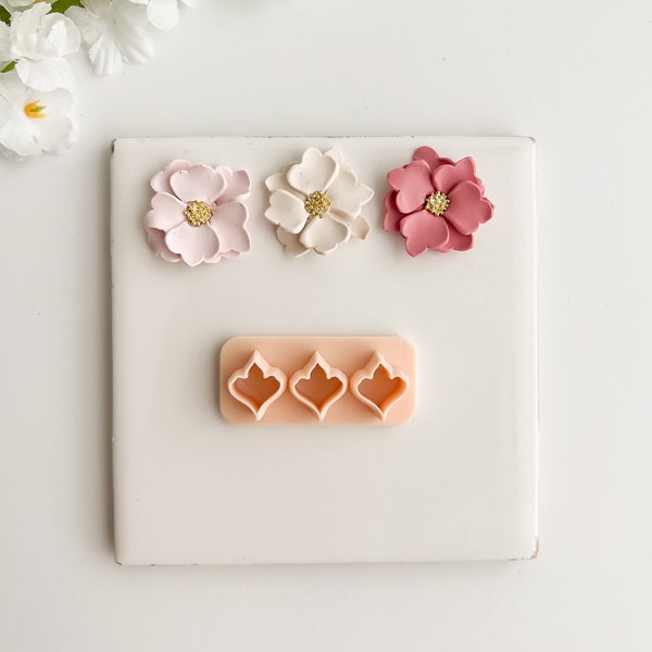 Petal Cluster No. 1 | Micro Petal Cutter Spring Floral Easter Polymer Clay Cutter