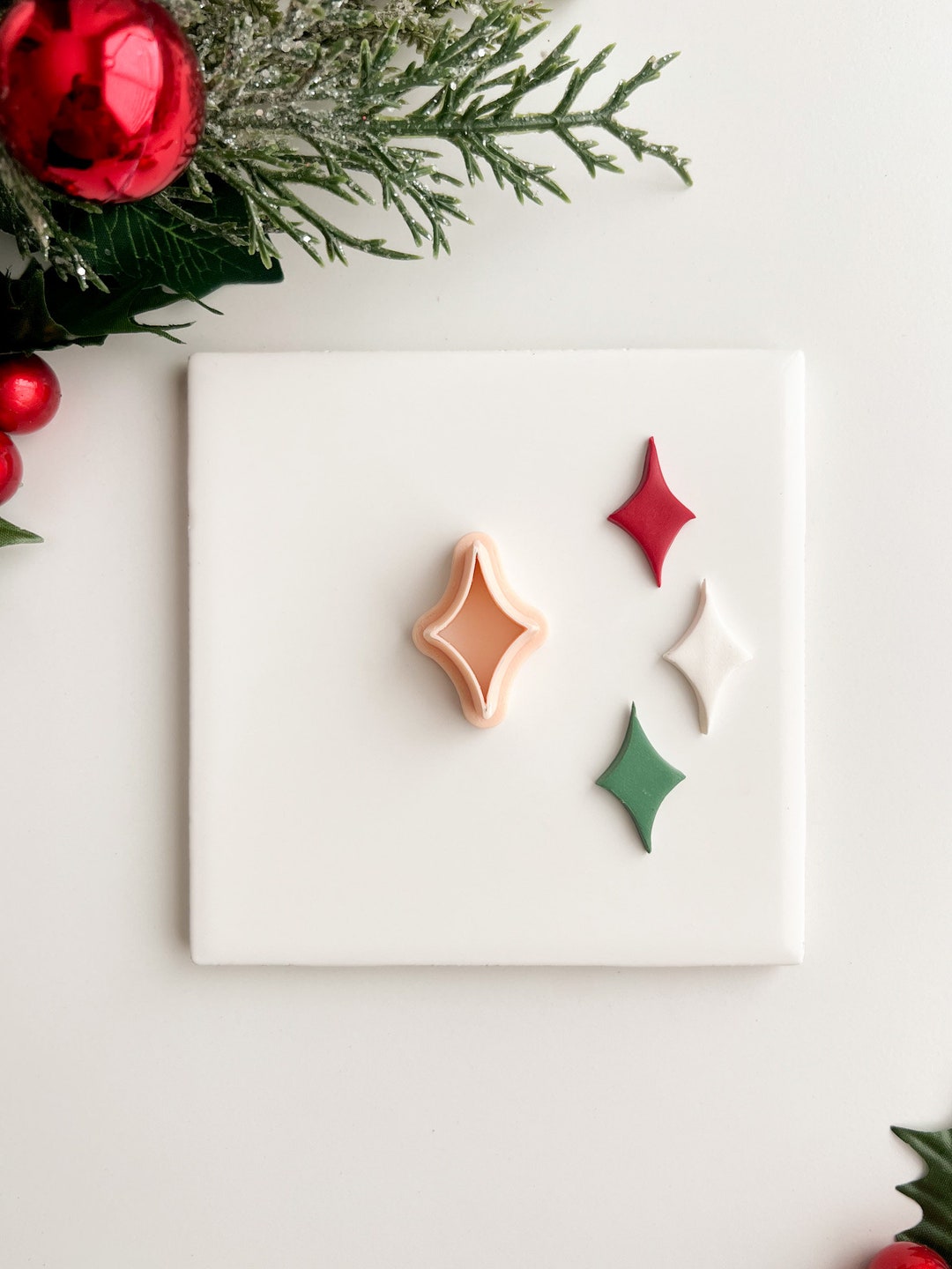 Star of Bethlehem Christmas Holiday Nativity Polymer Clay Cutter Star