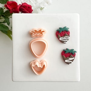 Chocolate Strawberry (3 Part) | Layered Valentine's Day Cutter Three-Part