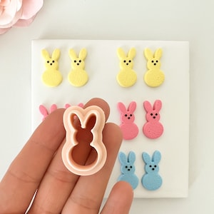 Bunny Peep | Easter Clay Cutter Spring Polymer Clay Cutter Sharp Tapered Clay Tool