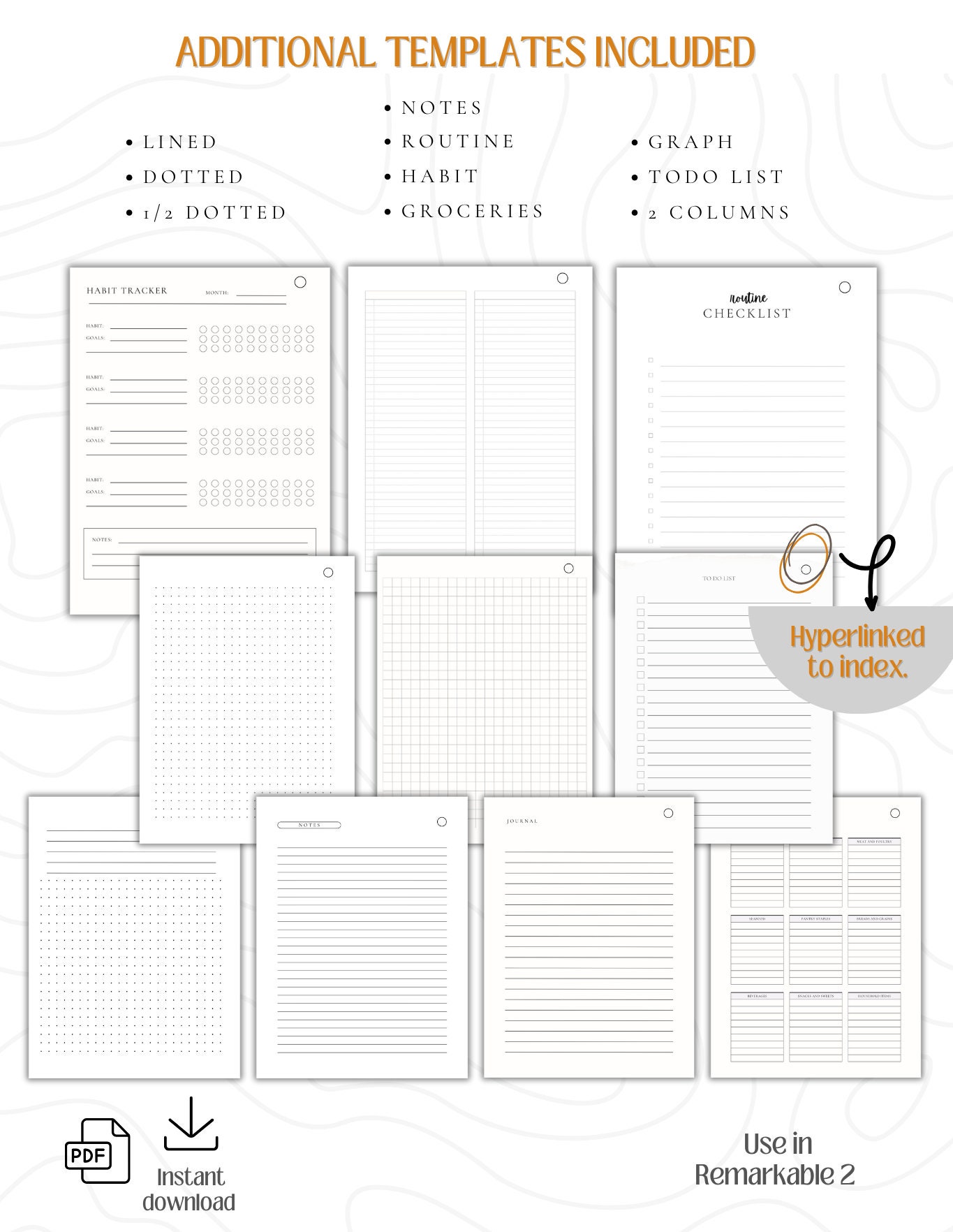 Remarkable 2 Journal 2024 Remarkable Digital Planner Hyperlinked Remarkable 2 Journal 2024 Remarkable Digital Planner Hyperlinked