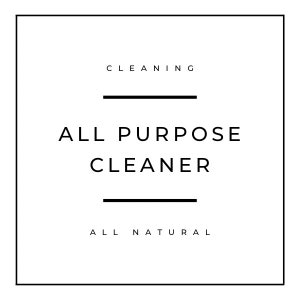 All purpose cleaner sticker