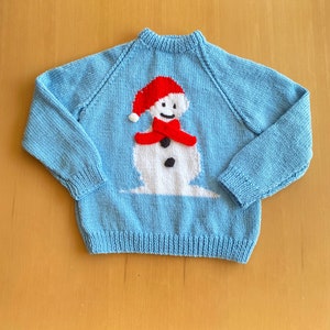 Christmas Snowman Kids Jumper