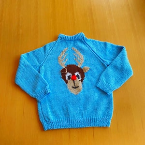Reindeer Christmas jumper for kids