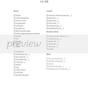 The Ultimate Family Packing List | 9-page PDF Printable Vacation Travel Trip Checklist ...