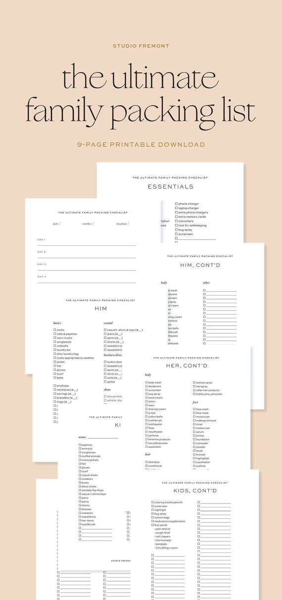 Ultimate Packing List Pdf ubicaciondepersonas.cdmx.gob.mx