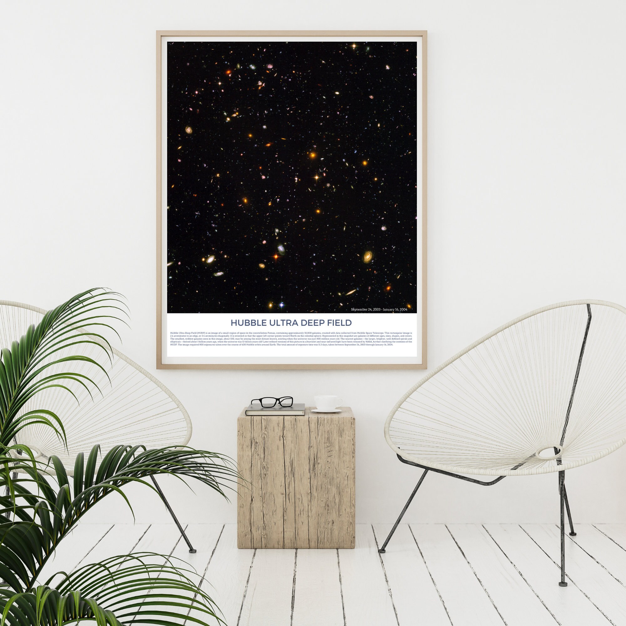 Hubble Ultra Deep Field Poster Space Poster Galaxy Space - Etsy