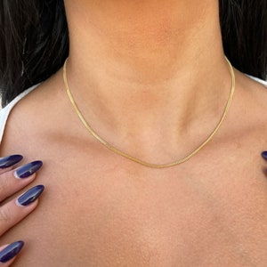 Gorgeous 18k Gold Chain, Authentic Italian Gold Necklace, Sophisticated Gift Idea for Her, Real Solid Gold, Stamped 750