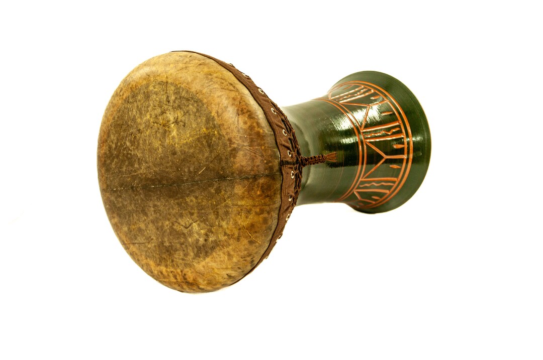 Professional Fish Skin Clay Solo Darbuka Doumbek Dohola Hand Made Etsy