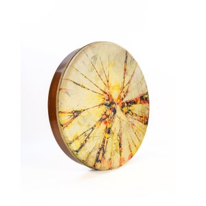 Frame Drum - Internal Tuning - Diameter 46cm - Depth 8,cm - Colored Goat Skin Professional Percussion