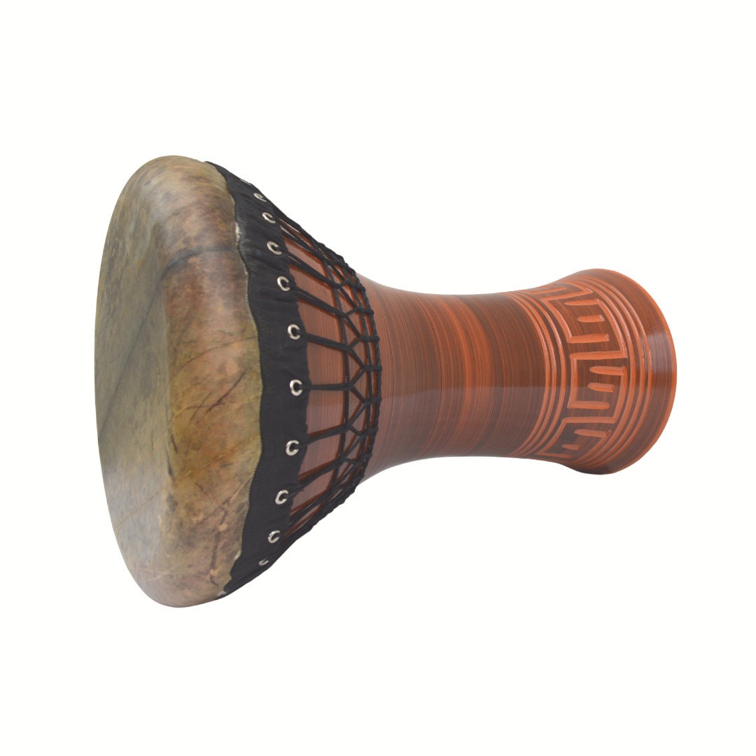 Professional Fish Skin Clay Solo Darbuka Doumbek Dohola Hand Made Etsy