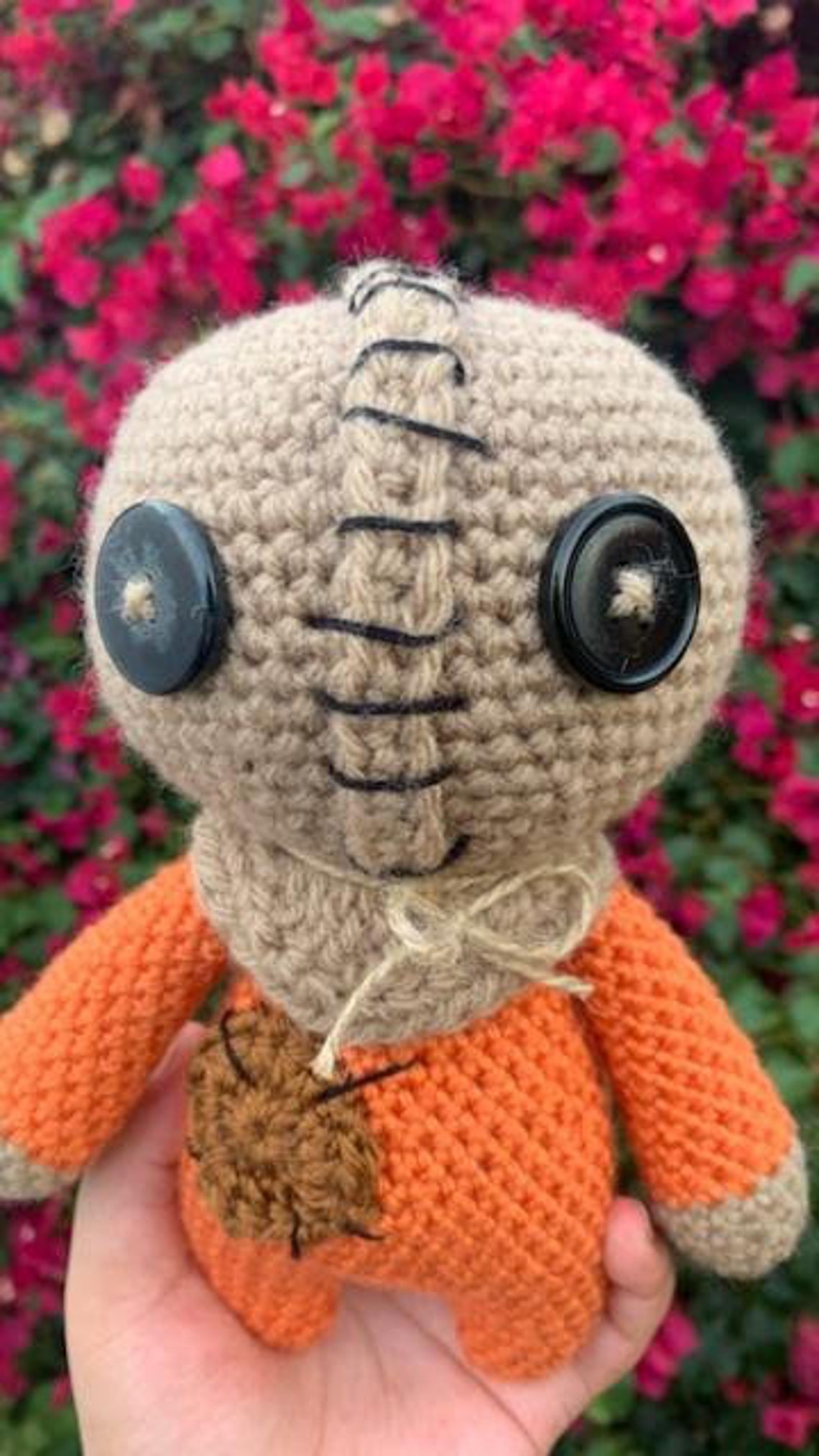 HANDMADE Crochet Amigurumi Sam from Trick r Treat Etsy