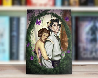 Stampa fanart del Principe Crudele, 5x7 o 8x10 Illustrazione di Jude e Cardan dalla serie The Folk of the Air