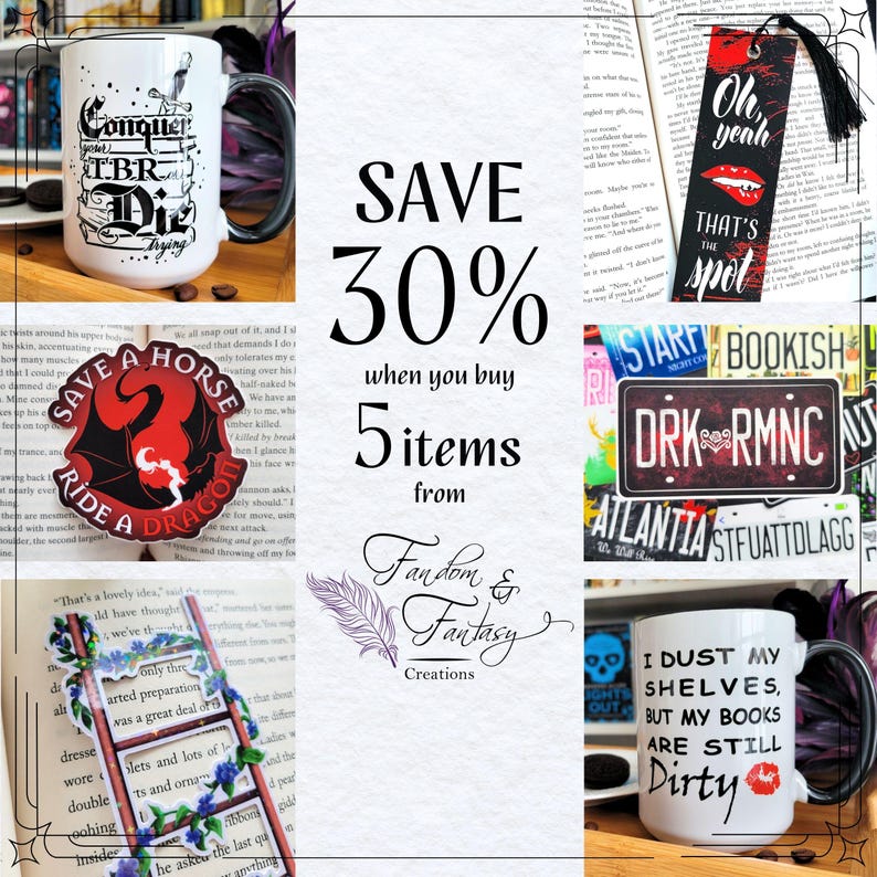 Smut Lovers Mug, 15oz Bookish Mug with Black Handle & Interior, I Dust My Shelves But My Books Are Still Dirty, Booktok Romance Reader Gift image 3