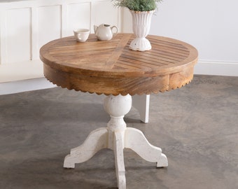 La Spezia Kitchen Table, Farmhouse Kichen Table, Handmade Furniture