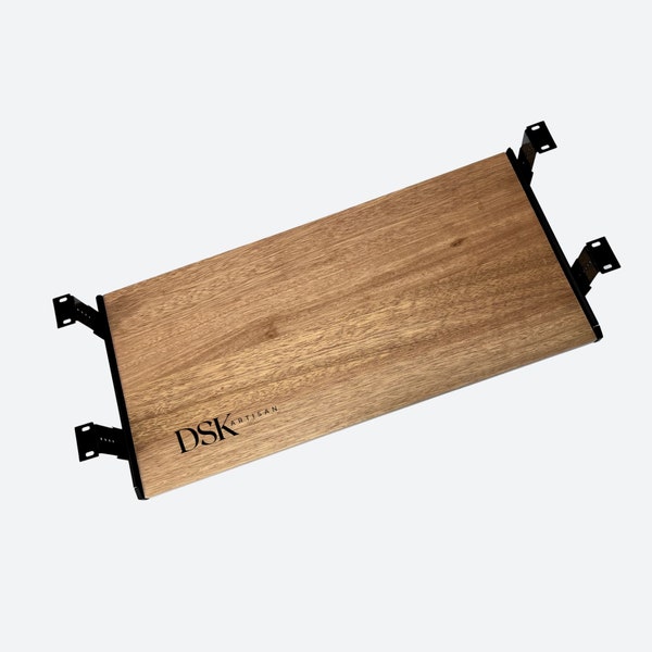 Keyboard tray add-on, Custom Keyboard Tray, Wooden Keyboard Tray, Under Desk Keyboard Slide