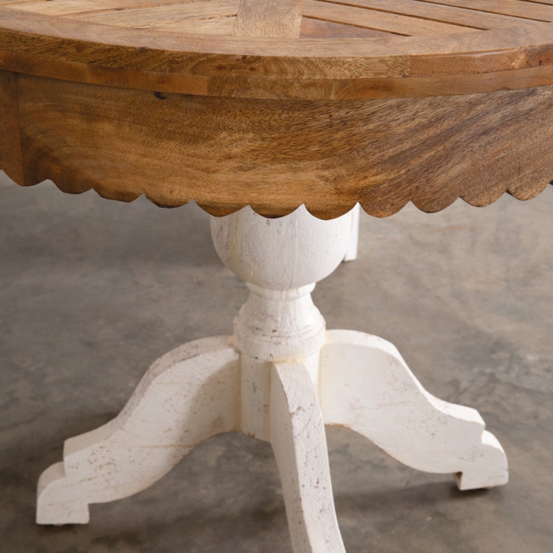 La Spezia Kitchen Table, Farmhouse Kichen Table, Handmade Furniture image 2