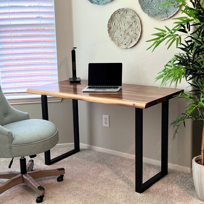Office Desk, Computer Desk, Wood Desk, Writing Desk, Walnut Desk, Live ...