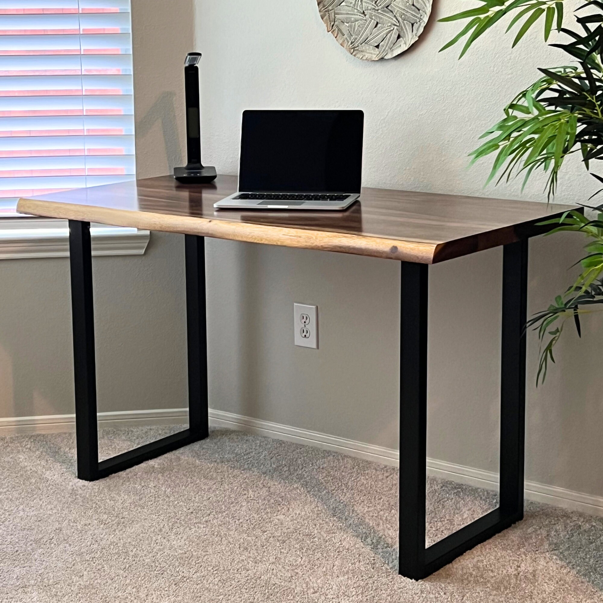 Office Desk, Computer Desk, Wood Desk, Writing Desk, Walnut Desk, Live ...