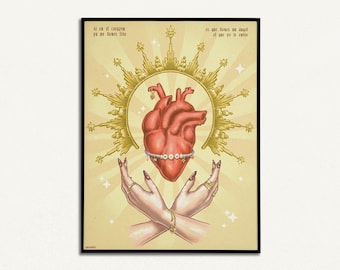 Print Heart Rosalía