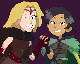 Marcy and Sasha Print