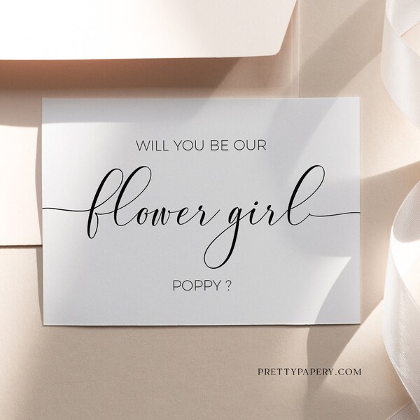 Will You Be My Flower Girl - Etsy