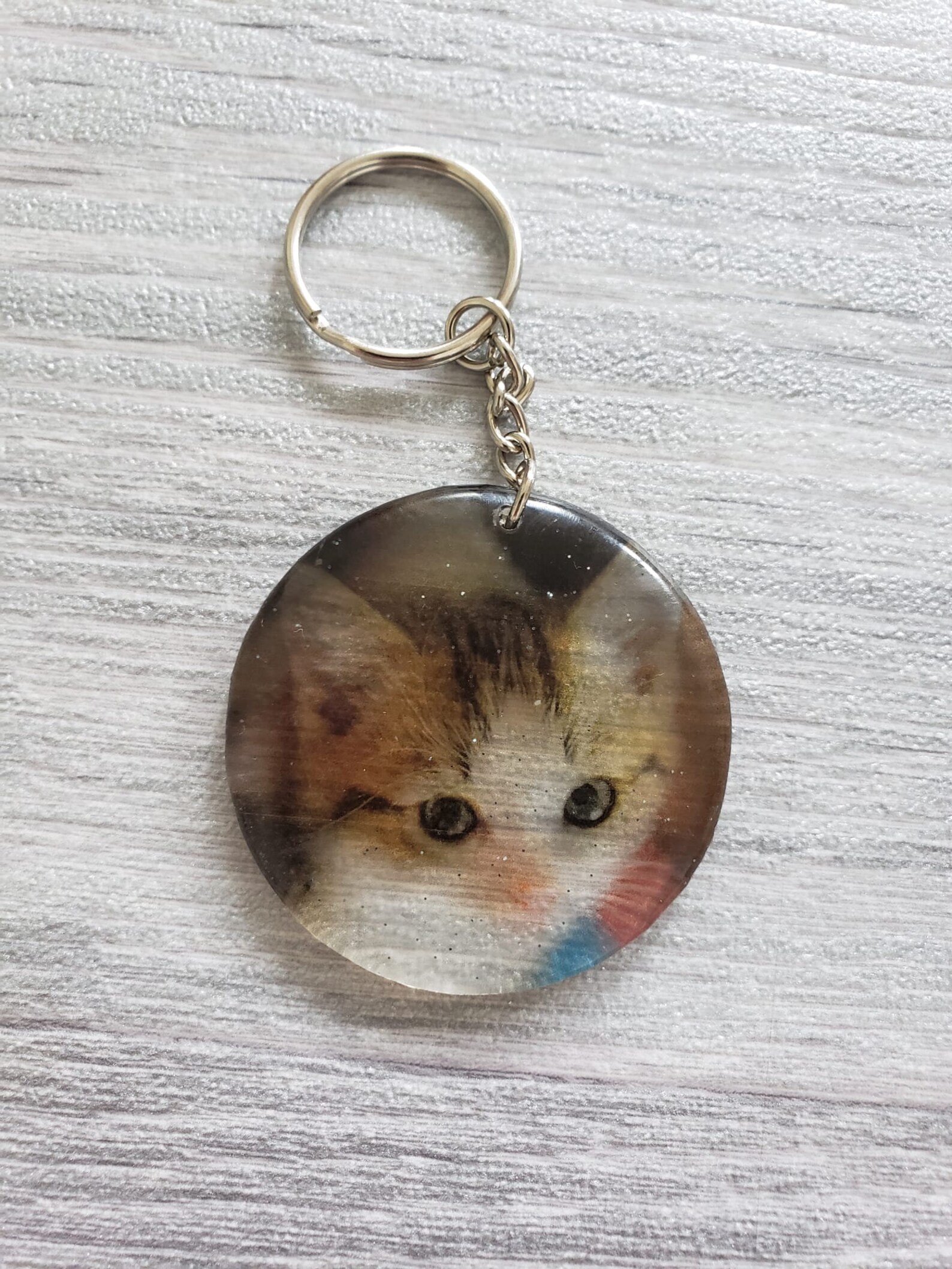 Personalised Pet Keyring/ Pet Owner gift/ Acrylic Keyring/ Etsy