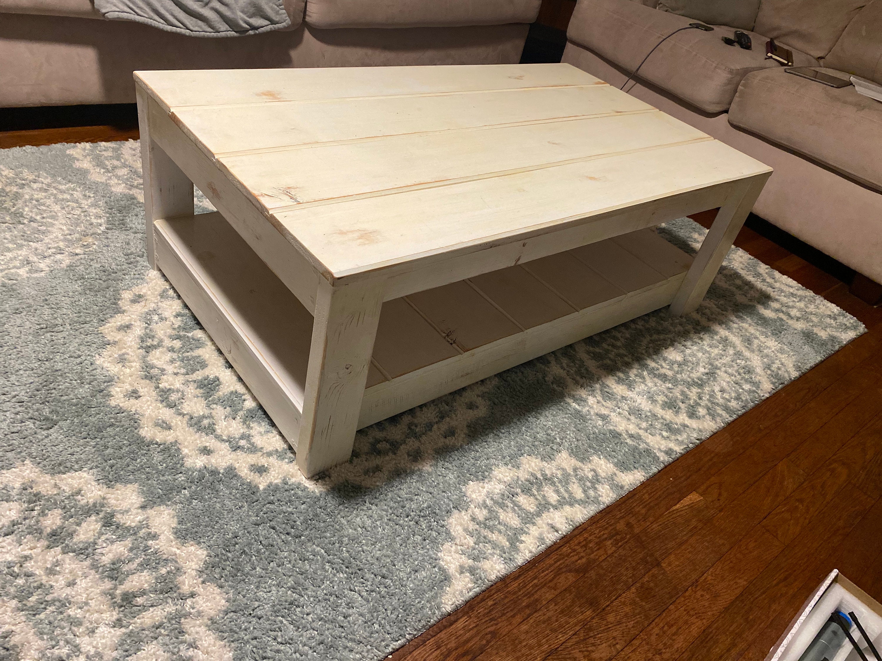 Beautiful Farmhouse Coffee Table Etsy