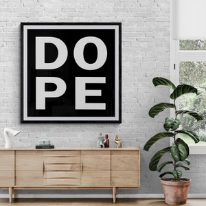 Dope Wall Art Etsy