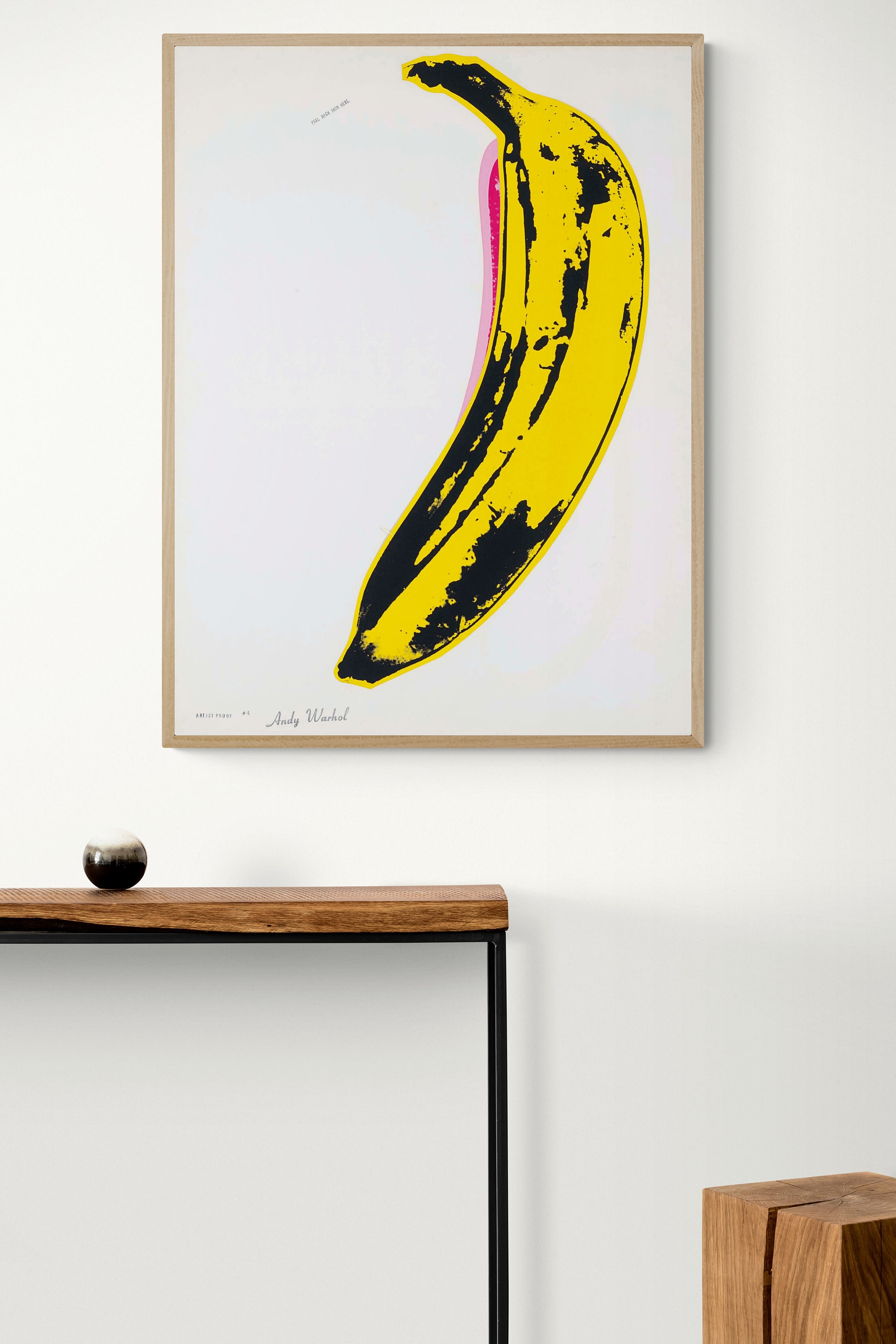 Andy Warhol Banana Pop Art Canvas Print | Etsy