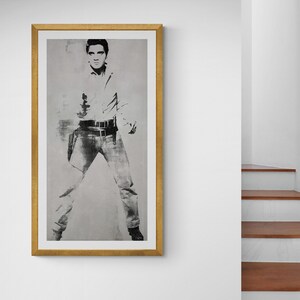 Andy Warhol Elvis Presley Pop Art Canvas Print