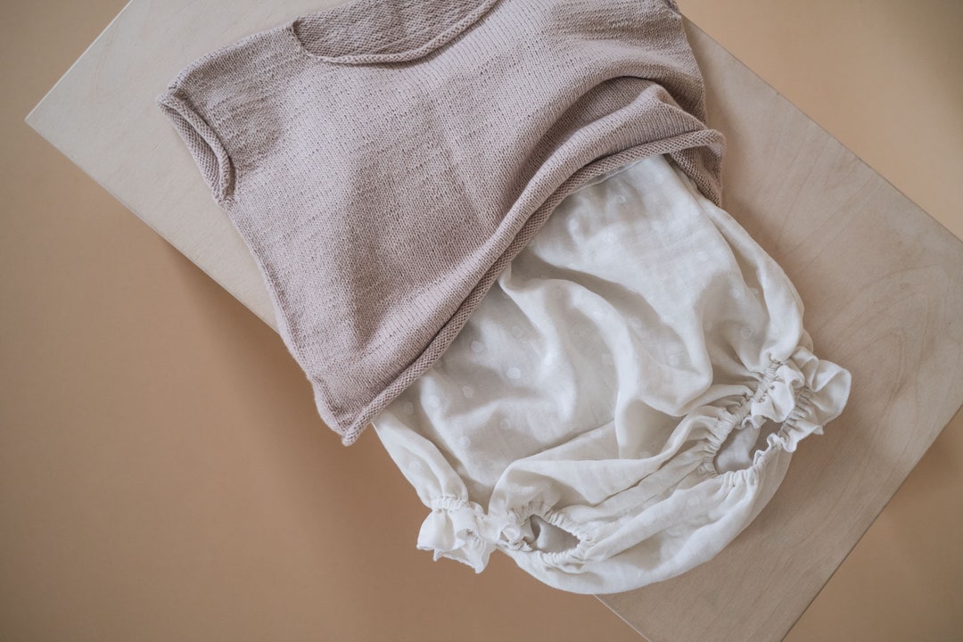 POSEY SET // PDF Knitting & Sewing Pattern, Girls Knitted Shirt, Baby ...