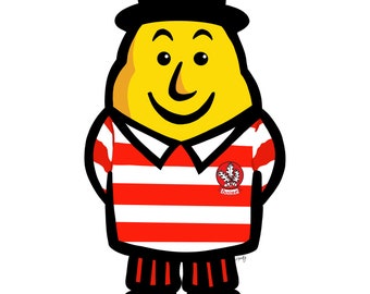 Mr Tayto | Mr Tayto Derry l Derry GAA | Sign | Vintage | Gift | Art | Illustration | Drawing | Sketch | Irish Prints | Ireland | Eire |