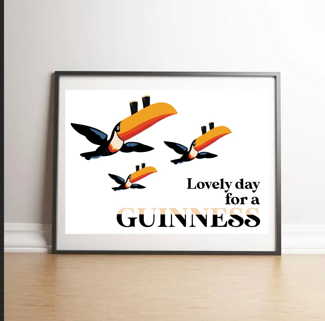 Guinness Slogan | Sign | Vintage | Gift | Art | Illustration | Drawing | Sketch | Irish Prints | Ireland | Eire |
