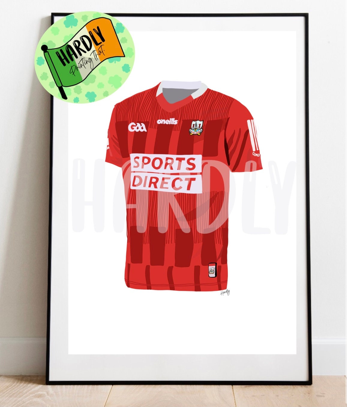 County Cork GAA Jersey Print Gift Art Illustration Drawing - Etsy Canada