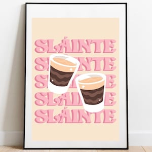 Baby Guinness | Kunst | Geschenk | Illustration | Cocktail | Aufnahme | Zeichnung | Skizze | irisch | Drucke | irisch | Eire
