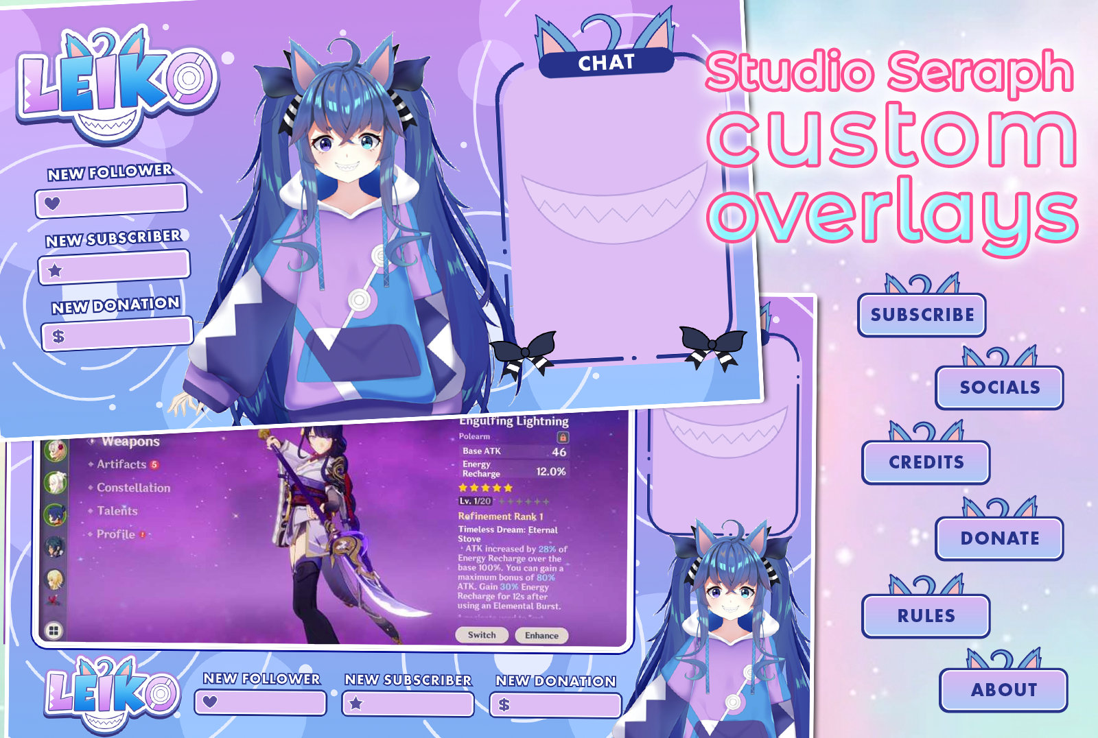 Vtuber Stream Layout