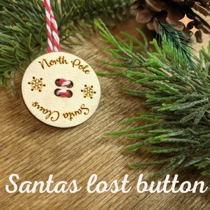 Santa&#39;s Lost Button, Christmas Magic, Elf ideas, Believe