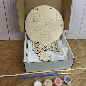 Ghost Boo Halloween DIY Craft Kit