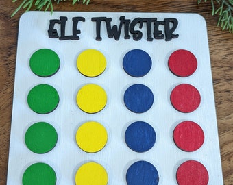 Elf Twister, Elf Ideas, Elf Games