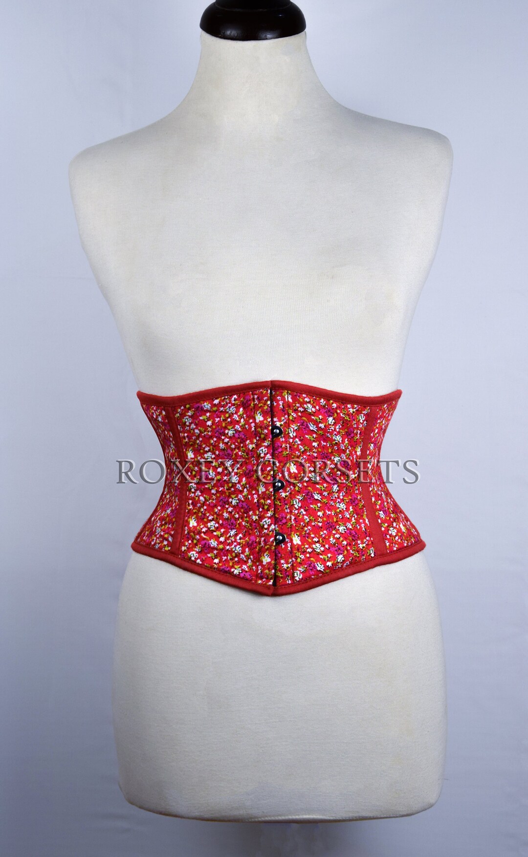 Corset En Coton Pour Femme Avec Baleines Acier - Serre-taille, Sous La Poitrine, Réduction Taille 7-12 Cm (guide Tailles Inclus)
